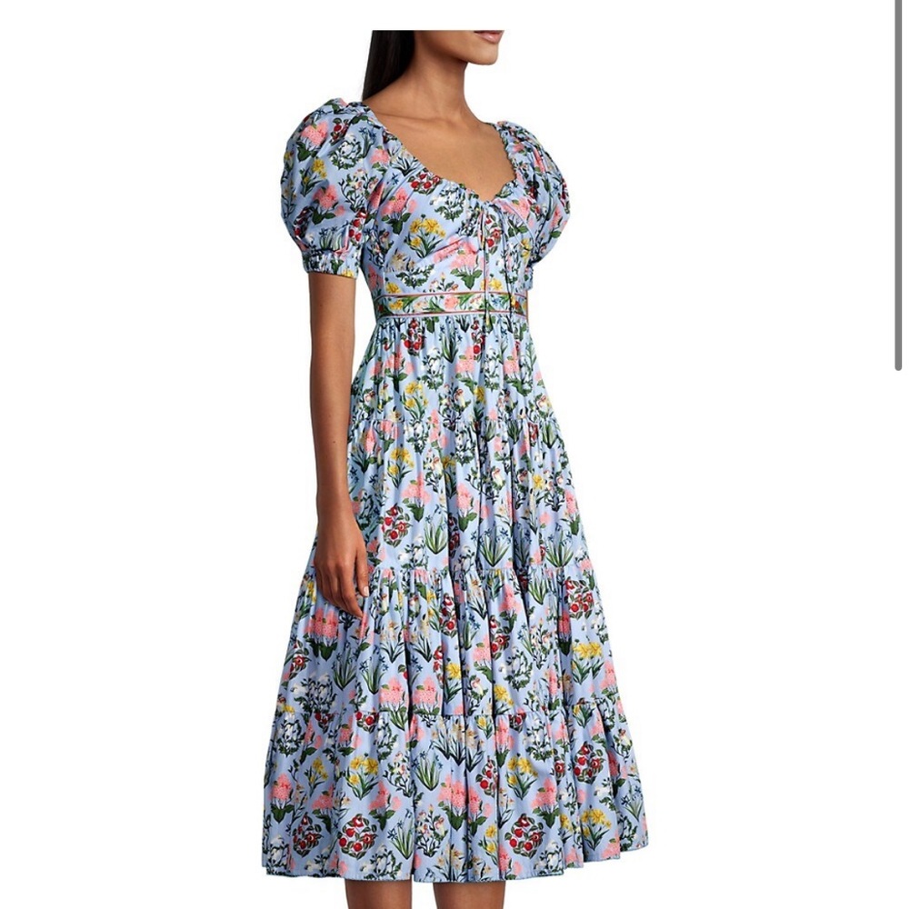 Agua by Agua Bendita Palmera MIDI Dress - EUC! Worn Once!